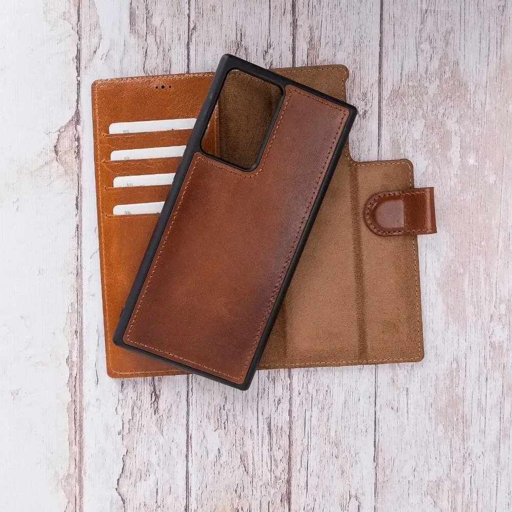 Samsung Note 20/Ultra Premium Leather Wallet Case